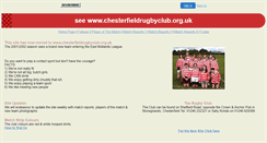 Desktop Screenshot of chesterfieldladiesrugby.g2gm.com