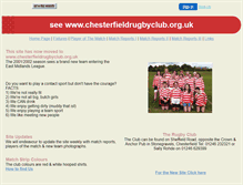 Tablet Screenshot of chesterfieldladiesrugby.g2gm.com